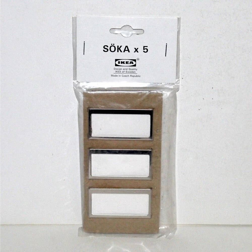 IKEA SOKA Söka metal frame label furniture pack NEW Sealed crafts DIY